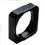 Black Zirconium metal engagement and wedding bands and rings - Black Octo Ring