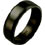 Black Zirconium metal engagement and wedding bands and rings