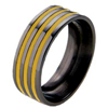 Black Zirconium Ring - Glazed Safari