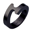Black Zirconium Ring - Spira Wedding