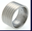 Absolute Titanium Design - Titanium engagement and wedding rings and bands - Creativity collection - Safari Inlay